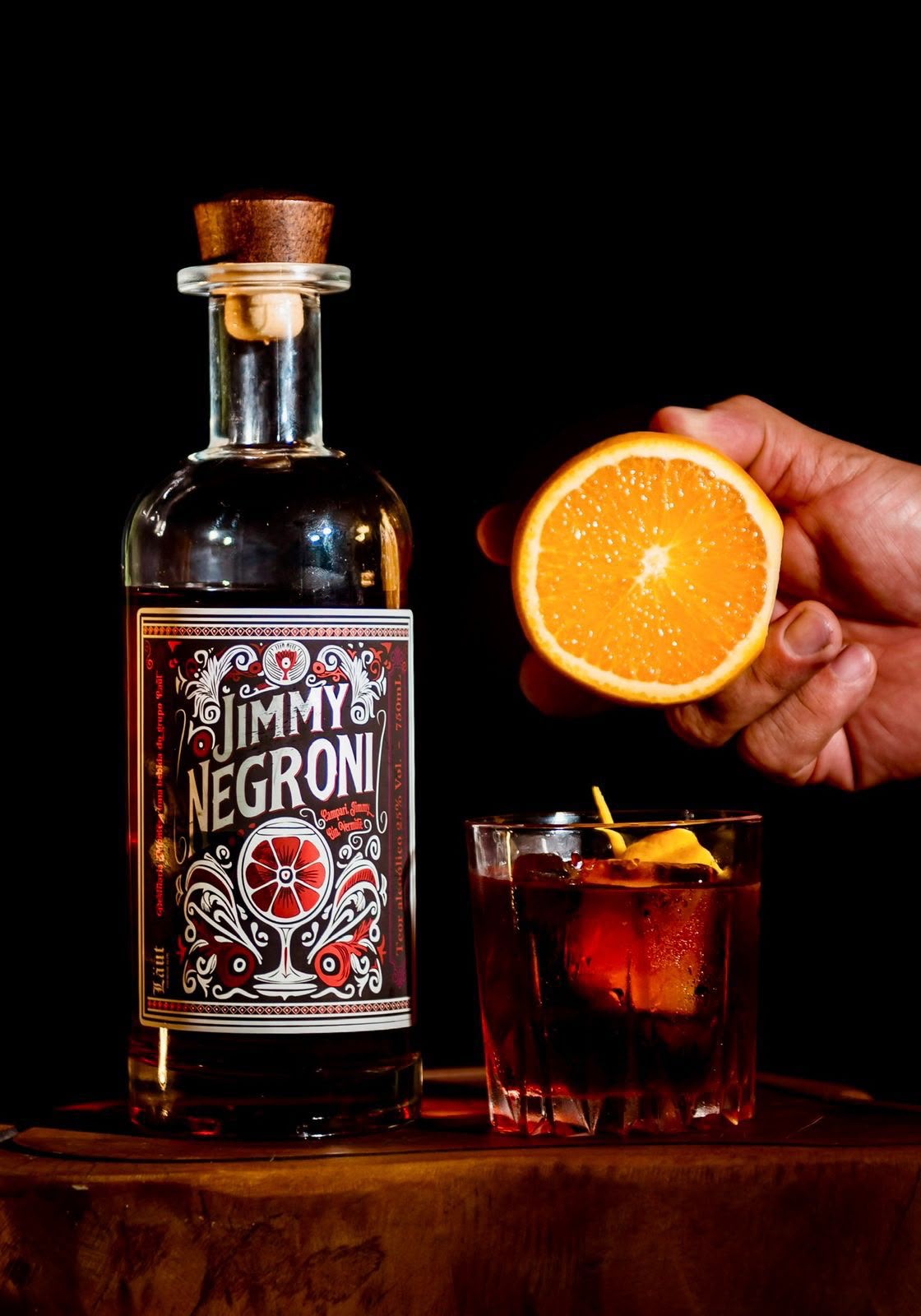 Jimmy Negroni, linha Jimmy Destilados da Cervejaria Läut