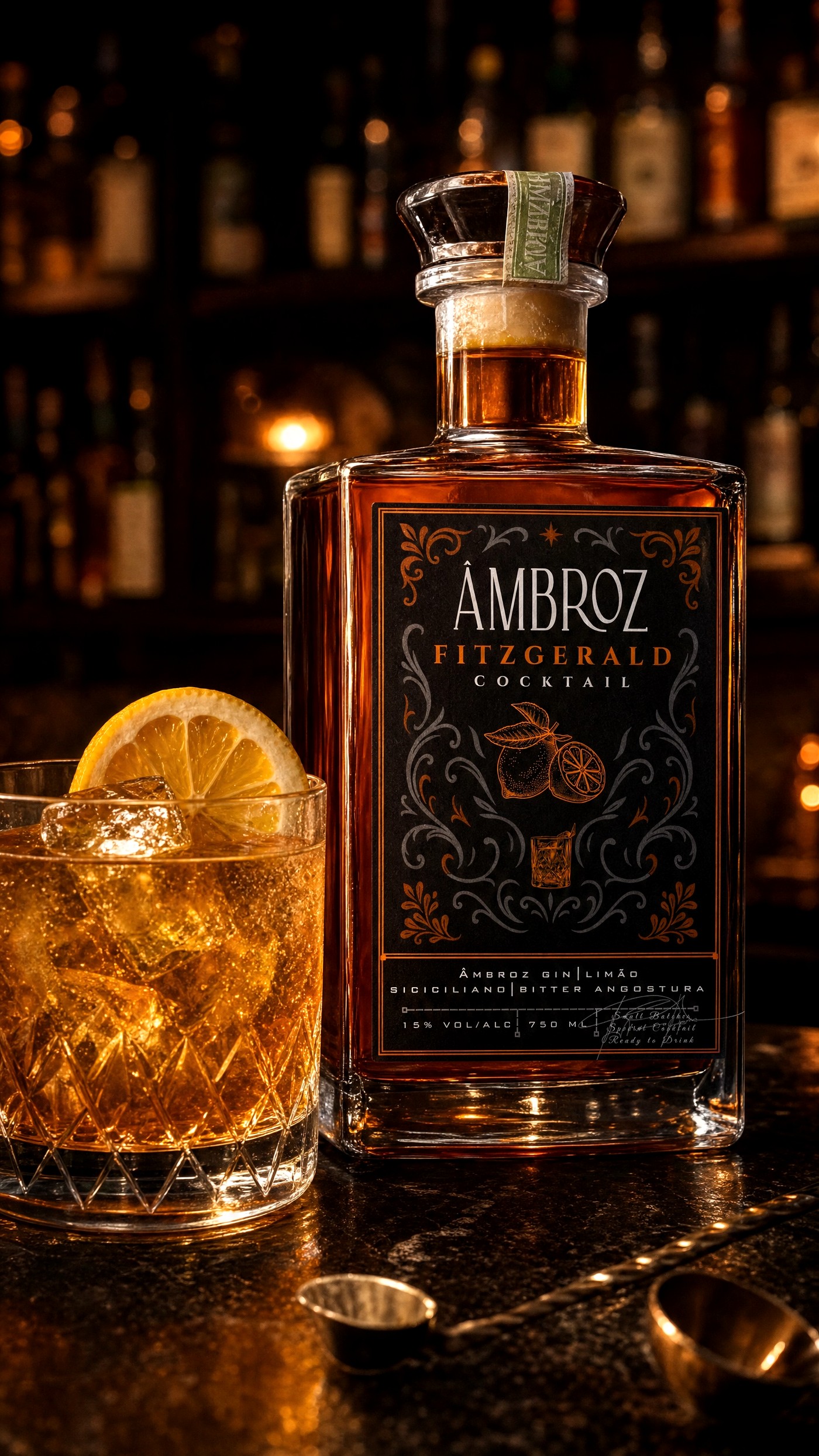 Âmbroz Fitzgerald Cocktail pronto para consumo